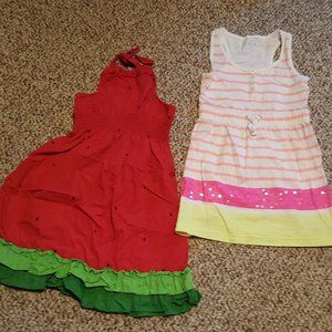 Lot 2 Girls Dresses Size 6